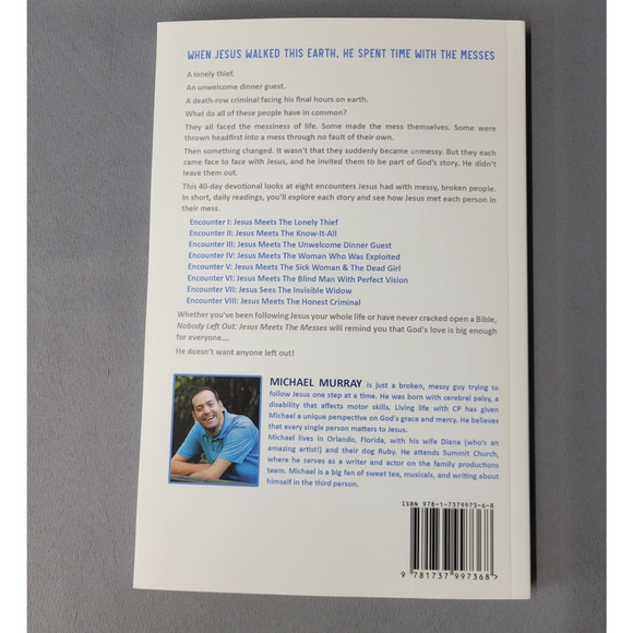 Nobody Left Out Book Jesus Meets the Messes A 40-Day Devotion Paperback - Picture 12 of 13
